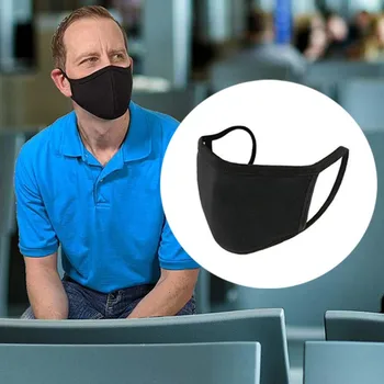 

2Pcs Washable Earloop Mask Anti Dust Mouth Face Mask Adult Kids Health Prevention Mask