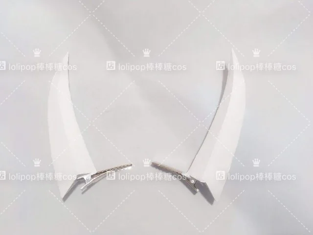 Черный Новинка Аниме Tensei shitara Slime Datta Ken Benimaru Shuna Shion Souei Косплей головной убор, рог заколки 1 пара подарки для косплея - Цвет: Черный