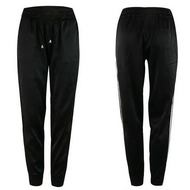 Women Sport Leggings Running Pants Striped Slim Sports Trousers 2020 Jogging Pants Loose Elastic Waist Casual Pants Gym Clothing