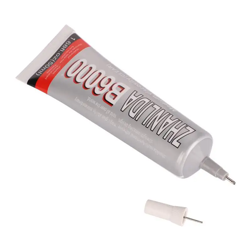 50ml B6000 glue Mobile phone screen Superglue b-6000 adhesive telephone  glass glue repair point diamond jewelry DIY glue - AliExpress