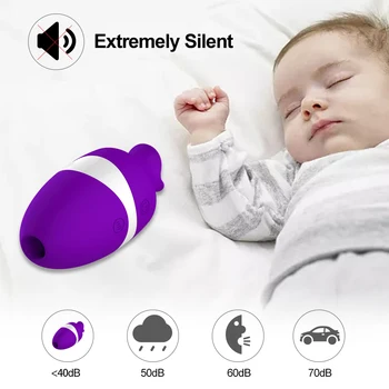 Vibrators for Couples Nipple Clitories Blow Job Silent Suction Tongue Orgasm Powerful Sex Toy for Women Lick Suck Vibration 3