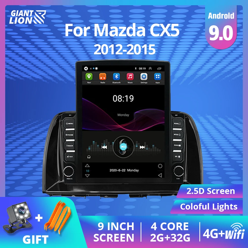 Автомобильное радио 9 дюймов IPS 2DIN Android 0 для Mazda CX5 CX-5 CX 5 2012-2015 автомобильный