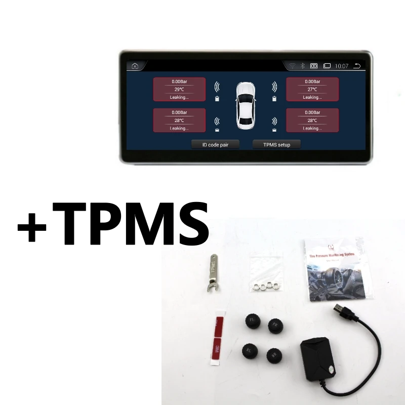 Автомобильный мультимедийный gps аудио радио для Mercedes Benz MB GLK X204 2013 CarPlay TPMS навигация NAVI - Цвет: Add TPMS
