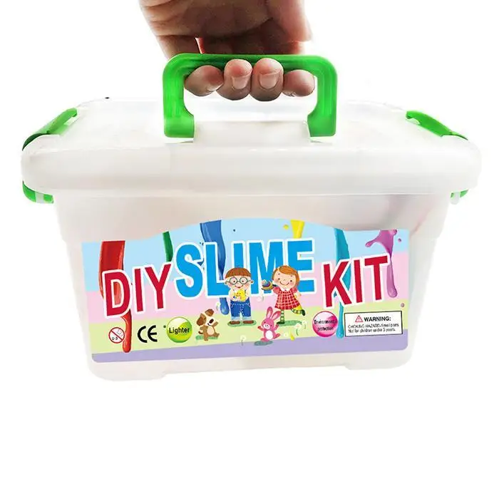 DIY Slime Kit пушистый мягкий пенопласт глина для изготовления повседневного материала Безопасный и экологичный Набор пластилина для детей