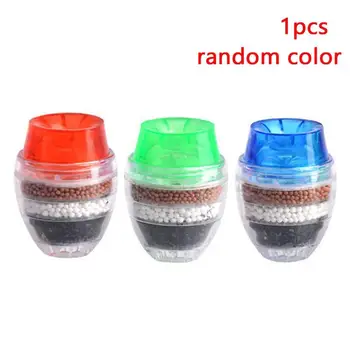 

New Coconut Carbon Household Kitchen Mini Faucet Tap Random Color Water Purifier Filtration Clean Cartridge P4E6