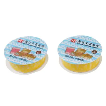 

2 pcs hollow tip diary stationery plastic decorative stickers Adhesive Tape