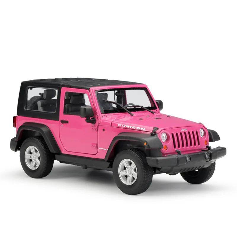 WELLY Модель автомобиля 1:24 Масштаб 2007 Jeep Wrangler литье под давлением автосимулятор сплав внедорожный металлический классический автомобиль для детей подарочная коллекция