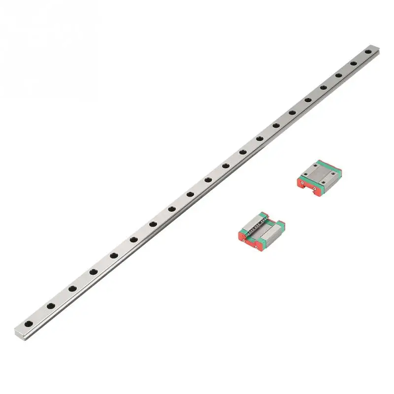 

1pc 550mm MGN12 Miniature Linear Rail Guide Rail 12mm Width with 2pcs MGN12C Slide Blocks Suitable For Small Equipments