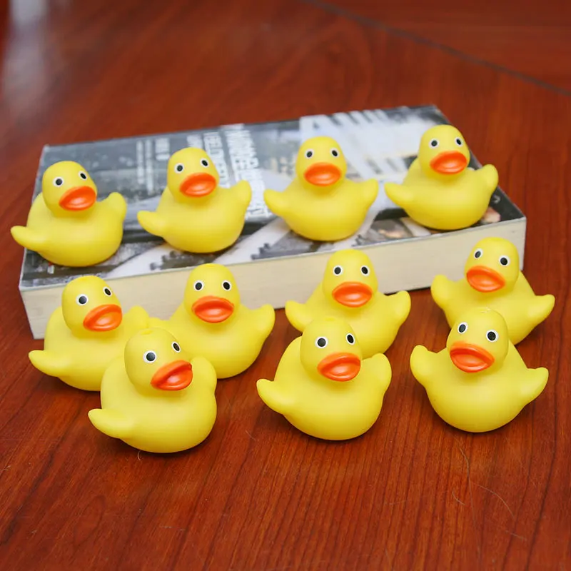 

Small Yellow Duck Baby Swimming Bath Duck Play with Water Children Bath Toy Duck Pinching Called Little Duck Customizable Wholes