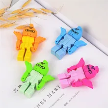 

Children's robot detachable toy campus boy toy eraser student eraser 2pcs