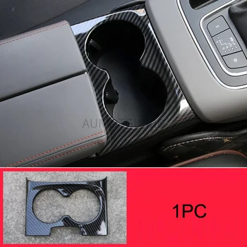 

For Citroen C5 Aircross 1PC ABS Chrome Car Water Cup Cover Trim Car Styling Accessories