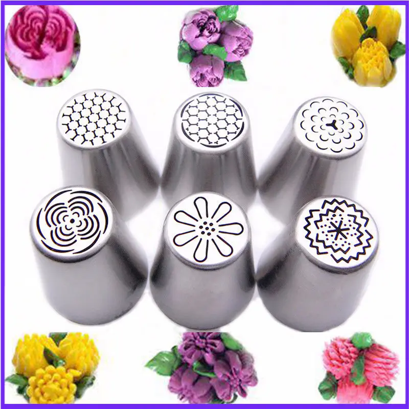 6 шт. кондитерские насадки для украшения торта|cake decorating tools|decorating toolsbaking tools |
