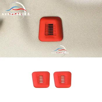 

For BMW X3 X4 G02 G01 18-19 2x Red Interior Top Roof audio Microphone Cover Trim