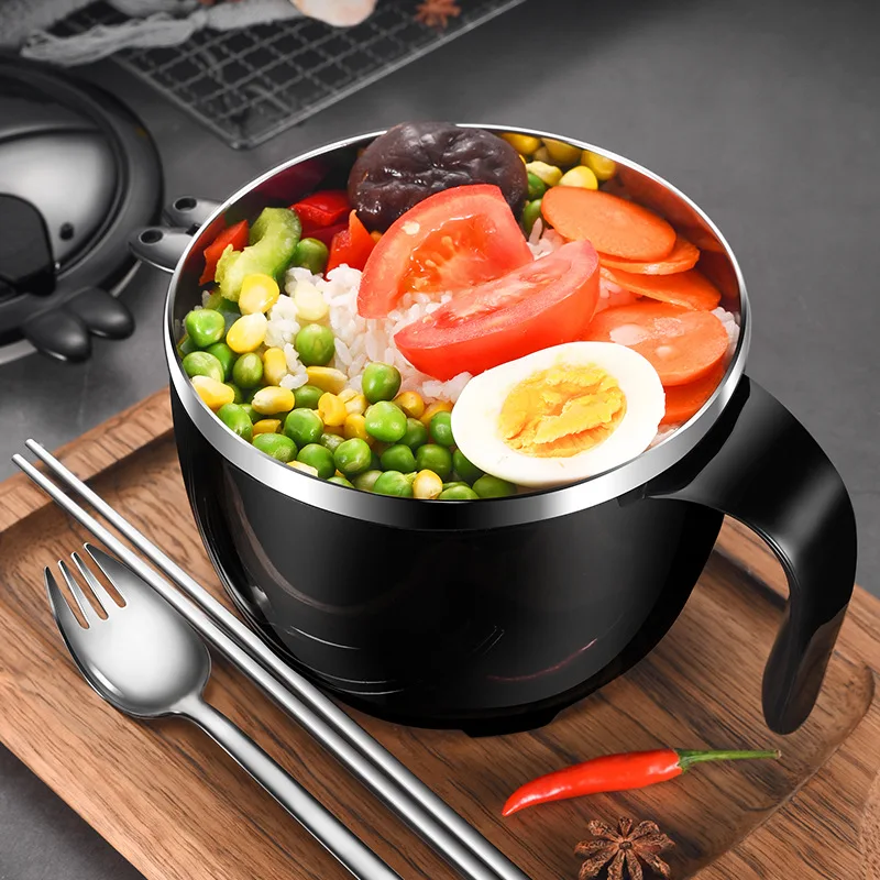 Instant Noodles Lunch Box Stainless Steel Bento Insulated Food Container Dinner Set Thermos | Дом и сад