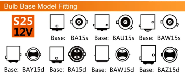 Pack of 10 OSRAM Automotive Bulbs 24V, P21/5W, BAY15d, 7537 Tail Break –  Military Steals and Surplus