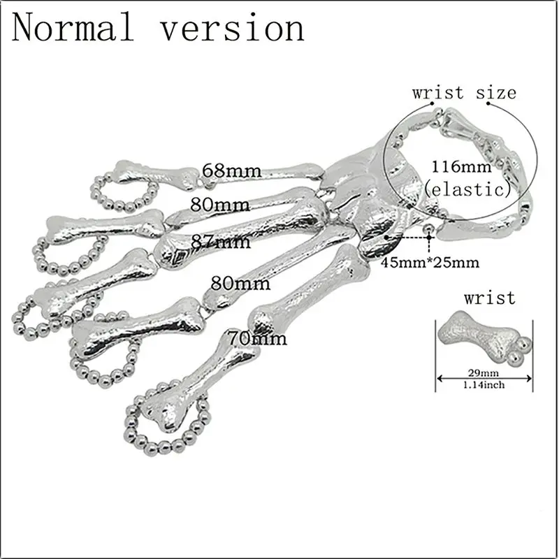 Cosplay&ware Halloween Fun Nightclub Party Punk Finger Bracelet Gothic Skull Skeleton Bone Hand Decoration -Cosplayware Store Hf1d5ceef4fa3456383c992b71e777a7dI.jpg