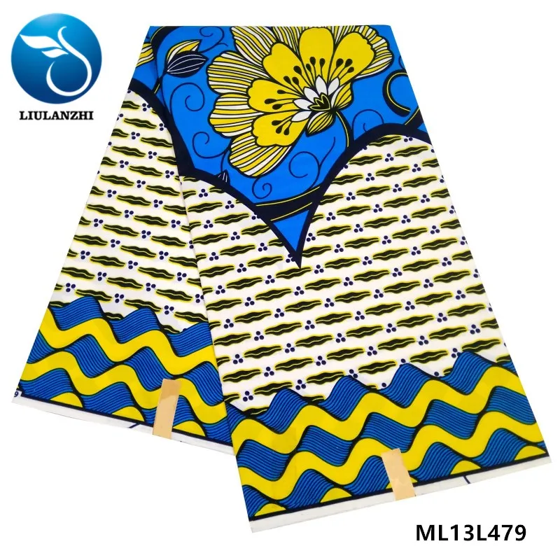 LIULANZHI ткани воск Анкара печать 6 ярдов новейший дизайн Африканский Воск tissu для праздничной одежды африканские принты ML13L463-479