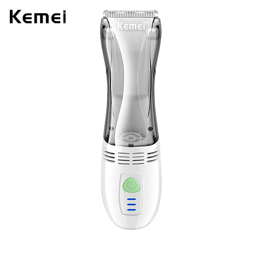 Kemei KM-79 Vacuum Haircut Kit Mute Sleep Baby Cordless Hair Trimmer Automatic Gather Children Hair Clippers Low Noise Home Use gather the daughters