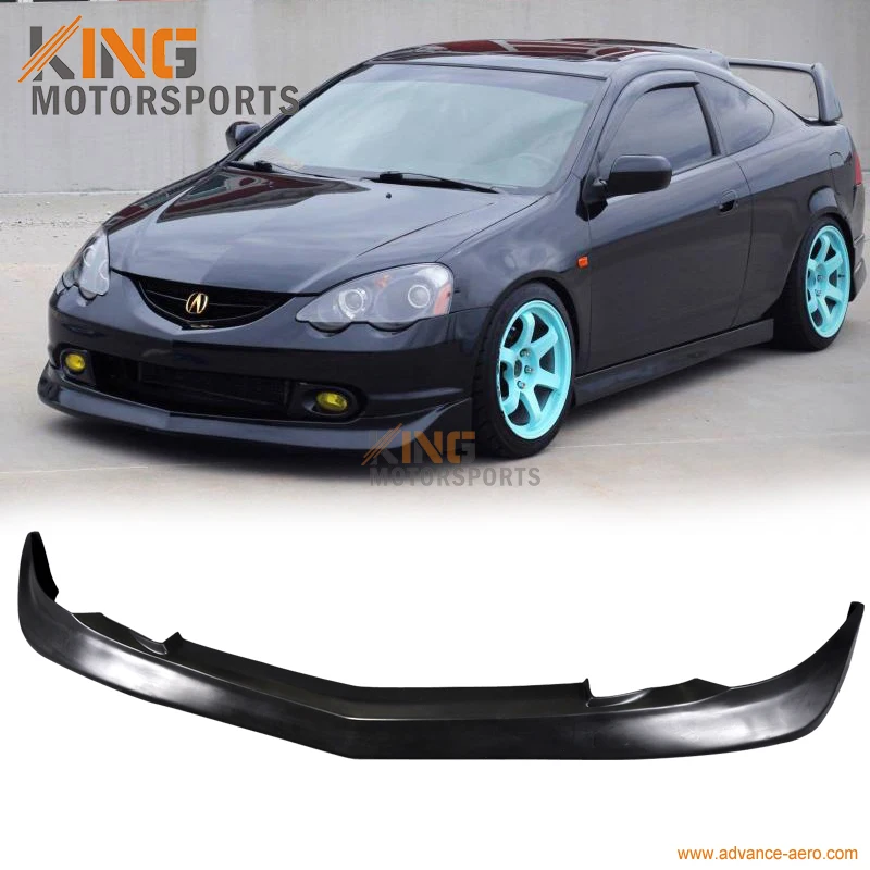 Yellow Fog Lights Fits Acura RSX Front Bumper Lip Poly-Urethane PU Material