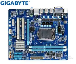 Оригинальный материнская плата для Gigabyte GA-H55M-S2V DDR3 LGA 1156 H55M-S2V USB2.0 DVI VGA 8 GB H55 настольная материнская плата Бесплатная доставка