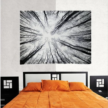 

2Size Tree Print Indian Wall Hanging Mandala Tapestry Sandy Beach Picnic Throw Rug Blanket Wall Tapestry Tenture Mural Yoga Mat