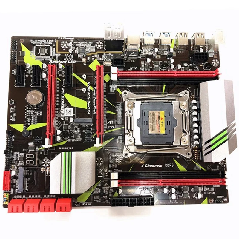 X99 LGA2011-V3 высокоскоростной модуль 4 канала DDR3 профессиональная материнская плата Стабильный Рабочий стол компьютерная системная плата мощная материнская плата