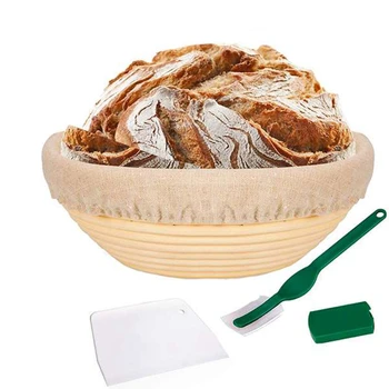

Rattan Bread Fermentation Basket Natural Material Round Shape Indonesian Rattan Fermentation Basket Proofing Basket