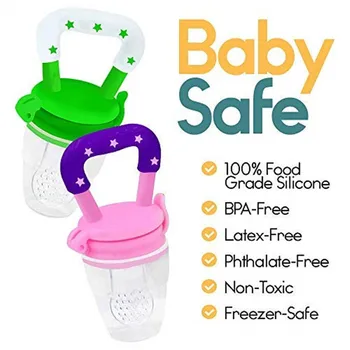 

Baby nipple Fresh Food Nibbler Baby Pacifiers Feeder Kids Fruit feeding nipple Safe Supplies Nipple Teat Pacifier Bottles