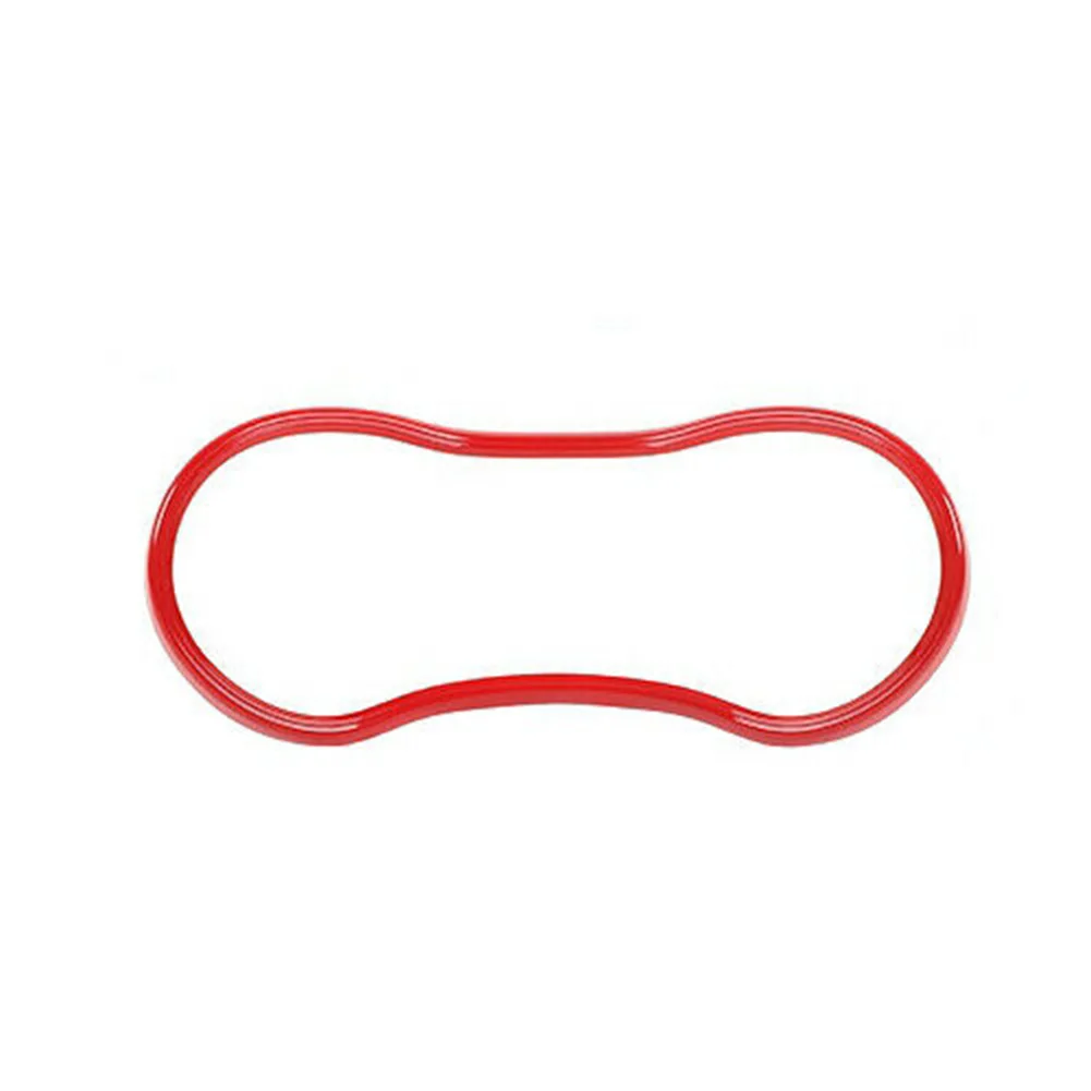 Приборная панель автомобиля инструмент коробка кольцо Крышка отделка красный