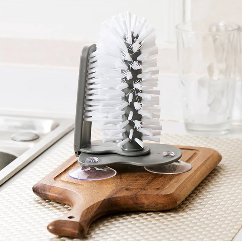 

Cup Brush Creative Lazy Washing Cup Artifact Cup Brush Suction Glass Cleaning Brush Rotating Tea Cup Washing Cup Brushes