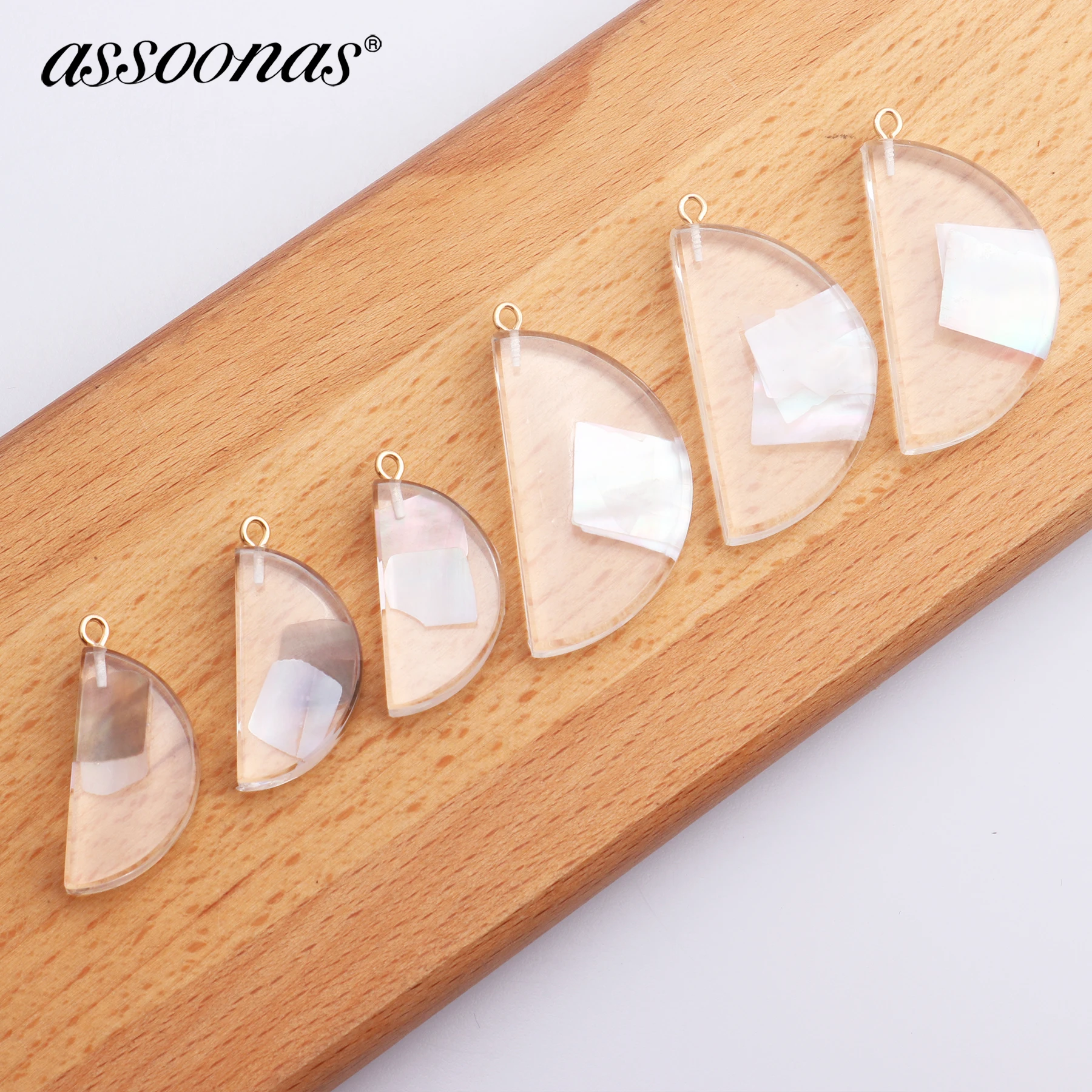 

assoonas M422,jewelry making,acrylic acetic acid,semicircle transparent,diy pendant,jewelry accessories,diy earrings,10pcs/lot