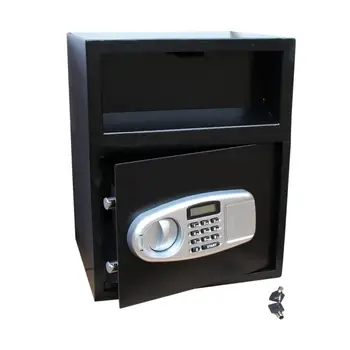 

Deliver Type Digital Keypad Money Safe Box Caja Fuerte Safety Box with Screws Keys Black Protective Jewelry Case 45 x 36 x 30cm