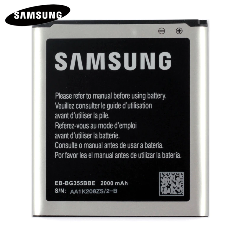 

Original Replacement Battery EB-BG355BBE EB-BG355BBC For Samsung Galaxy Core 2 G355H G3559 G355 G3556D G3558 2000mAh NFC