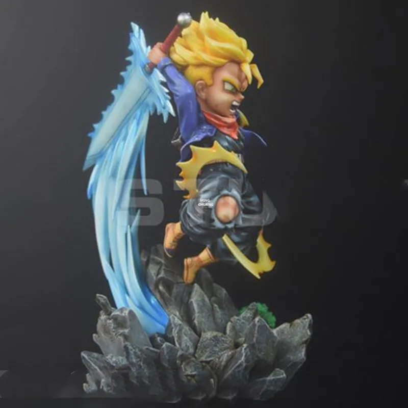 " анимация Dragon Ball Z статуя Супер Saiyan бюст Torankusu полноразмерные Портретные трусы анимационная фигурка GK игрушка коробка 22 см V620