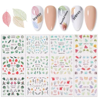 

12Sheets Nail Stickers Water Transfer Decals Nail Art Water Slide Nail Decals