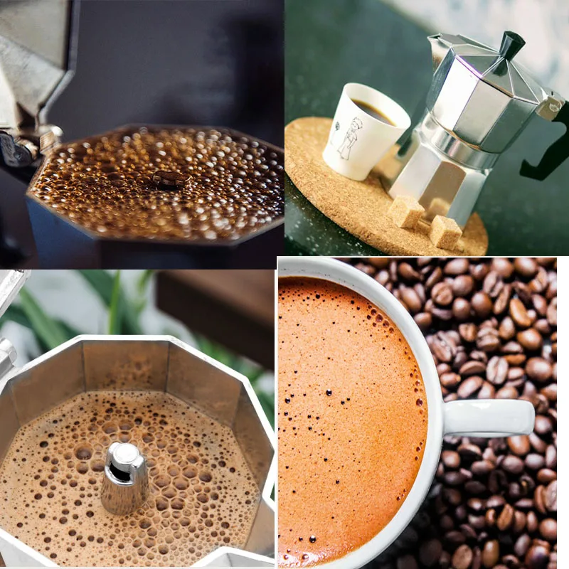 Кофеварка MICCK Mocha алюминиевая кофеварка для приготовления мокко эспрессо