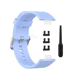 Printed Silicone Watchband for Smartwatch - Adjustable Wrist Strap with Tool Included (K)