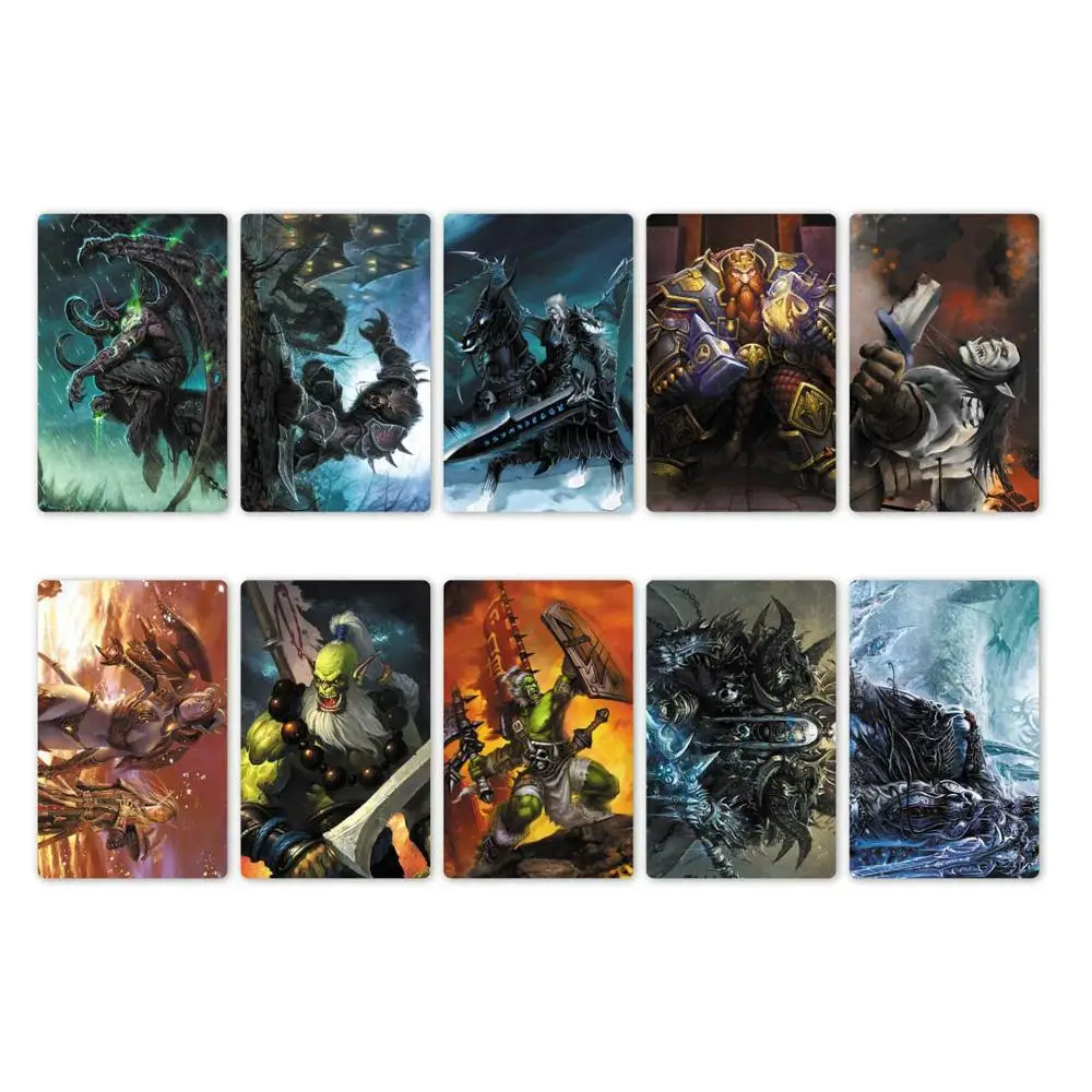 10 шт. Новое поступление игра WOW Card стикер s DIY Водонепроницаемая крапленая карта наклейка Дети стикерные игрушки для детей коллекция подарок