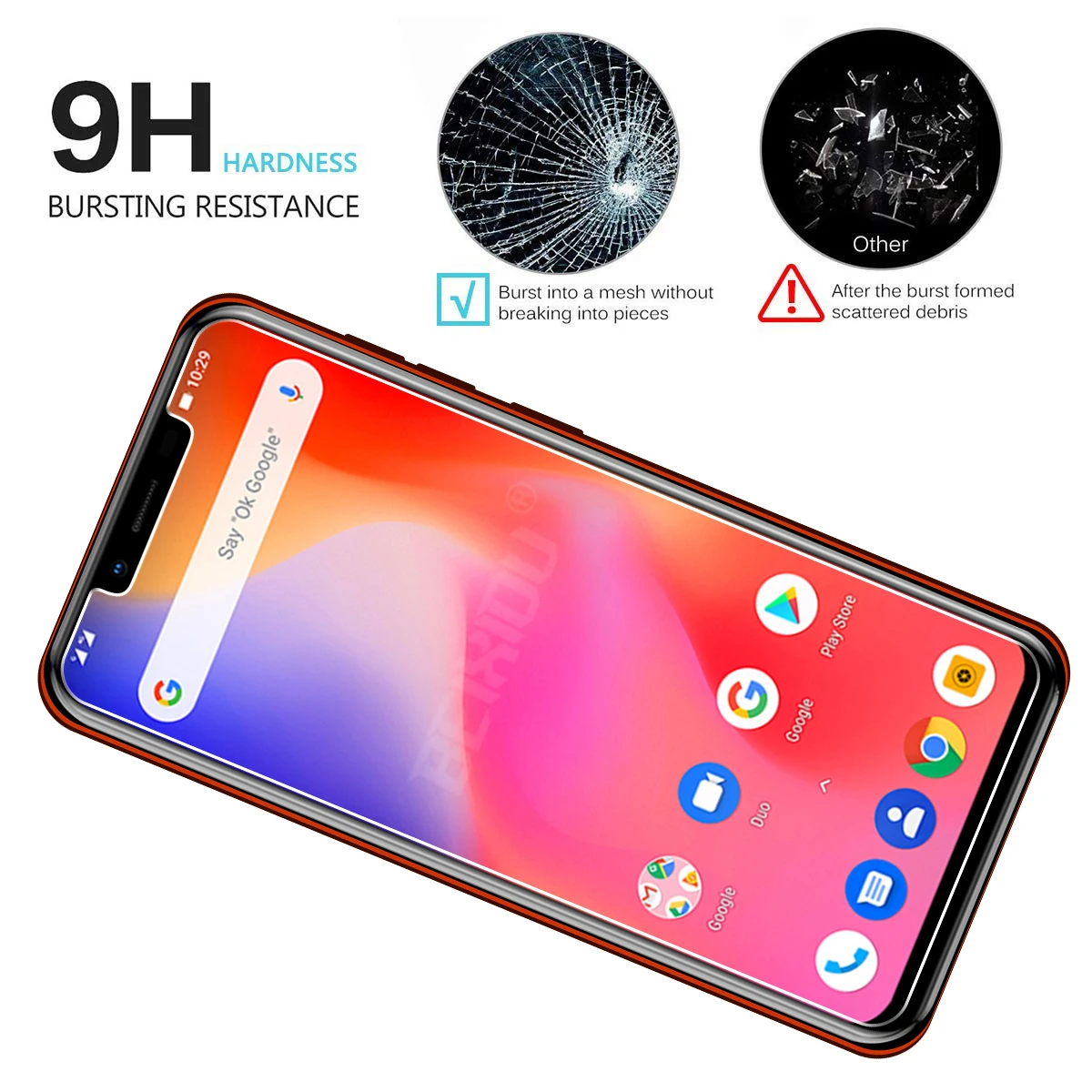 2 шт Полное закаленное стекло для Ulefone S10 Pro защита экрана 2.5D 9h закаленное стекло для Ulefone S10 профессиональная защитная пленка