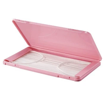 

1Pcs Mask Case Portable Disposable Face Masks Container Safe Health Disposable Mask Storage Box Dustproof Storage Organizer