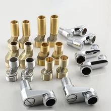 1pcs Shower Faucet Curved Foot Fittings Shower Room Pipe Bend Connector Bathroom Elbow Reducing Kitchen Angled Change Joint