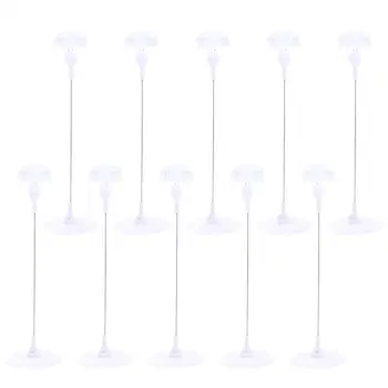 

20pcs Plastic Standing Pratical Card Clips Table Number Card Holder Memo Folder Note Clamp For Wedding Banquet Brithday Party A2