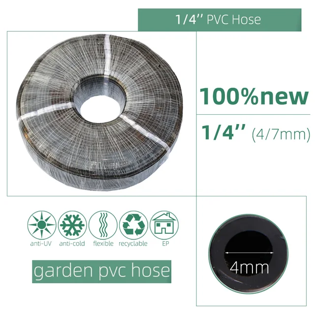 Muciakie 5-50 Méter Gömbszelep Időzítő Kerti Öntözőrendszer Öntözőkészlet Automatikus Permetezés Növényekhez Állítható Fúvókák - Image 4