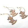 Creative Christmas Decorations Christmas Wooden Craft Gift Pendant Jm01562 Christmas Tree Decoration Pendant - Image 3