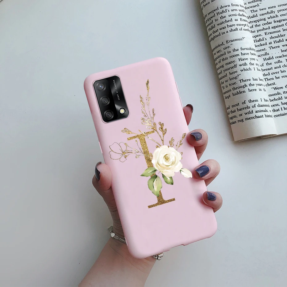 oppo phone back cover For Oppo A74 Case CHP2219 Cute Letters Soft Silicone Phone Cases For Oppo A74 5G OppoA74 A 74 CPH2197 Back Cover Shockproof Case cases for oppo cell phone