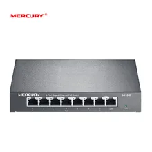 Mercury камер Мгновенной Печати Mini 8 Порты и разъёмы коммутатор gigabit POE Стандартный питания POE 10/100/1000 Мбит/с настольный коммутатор концентратор сетевой полный/полудуплекс(SG108P