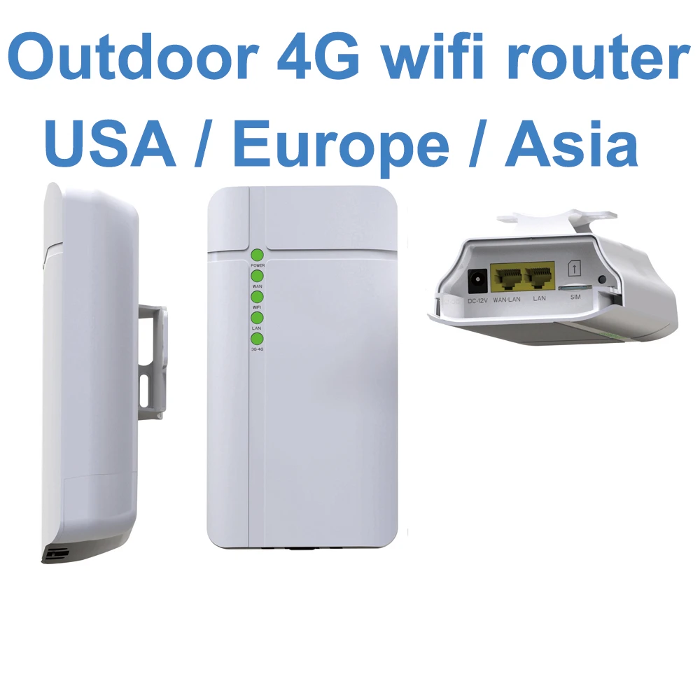 Waterproof Outdoor 4G CPE Router CAT4 LTE WiFi Router 3G/4G SIM Card for IP Camera Outside WiFi Coverage usb modem 4g wifi