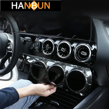 

Car Center Console Air Conditioning Vent Frame Trim Carbon Fiber Style For Mercedes Benz B Class W247 2020 LHD Modified Stickers