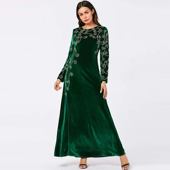 

Plus Size Abaya Dubai Hijab Muslim Dress Islamic Clothing Abayas For Women Turkish Dresses Caftan Moroccan Kaftan Robe Islam