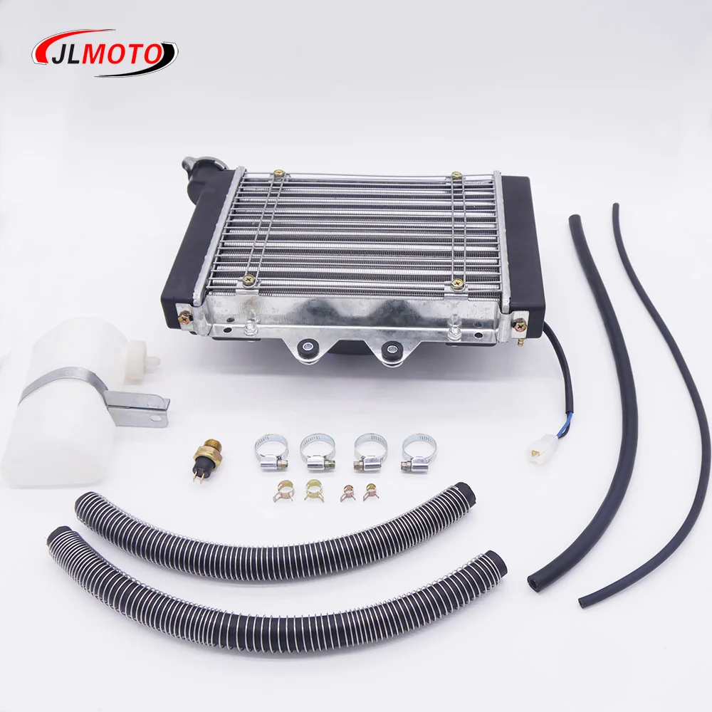Full Set Radiator Tank With Coolant Hose Water Pipe Clamps Fit For 4 ...